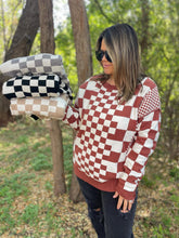 Load image into Gallery viewer, PREORDER: All Checkered Out Sweater in Four Colors
