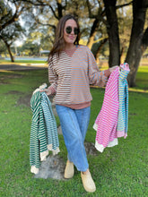 Load image into Gallery viewer, PREORDER: Step By Step Stripe Sweatshirt in Four Colors
