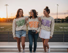 Load image into Gallery viewer, Distressed Skinny Mascot Spirit Sweatshirt (SPIRIT1215-DTG-SS)
