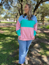 Load image into Gallery viewer, PREORDER: Finnley Colorblock Pullover in Four Colors
