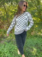 Load image into Gallery viewer, PREORDER: All Checkered Out Sweater in Four Colors
