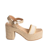 Load image into Gallery viewer, Elise Wedge in Off White

