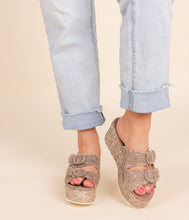 Load image into Gallery viewer, Eriwen Buckle Wedge in Taupe
