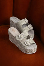 Load image into Gallery viewer, Eriwen Buckle Wedge in Teal
