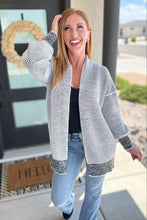 Load image into Gallery viewer, PREORDER: Contrast Trim Knit Cardigan in Four Colors
