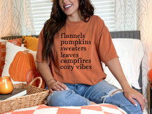 Load image into Gallery viewer, Flannels Pumpkins Graphic Tee in Multiple Colors
