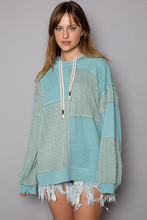 Load image into Gallery viewer, Balloon Sleeve Cut Sew Sweater Knit Top in Jade Green
