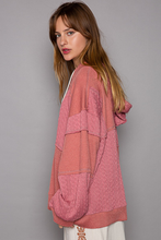 Load image into Gallery viewer, Balloon Sleeve Cut Sew Sweater Knit Top in Mauve
