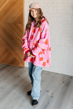 Load image into Gallery viewer, Kids Oversized Hoodie Blanket in Strawberry
