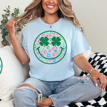 Load image into Gallery viewer, Shamrock Smiley Graphic Tee
