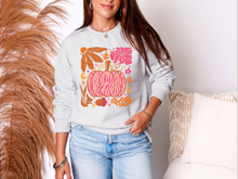 Load image into Gallery viewer, Pumpkin Boho Sweatshirt
