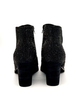 Load image into Gallery viewer, Shine Star Rhinestone Bootie in Black
