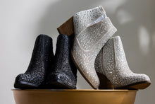 Load image into Gallery viewer, Shine Star Rhinestone Bootie in Black
