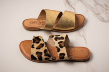 Load image into Gallery viewer, Spirited Dual Strap Slide in Leopard

