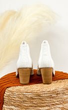 Load image into Gallery viewer, Tarim Bootie in White
