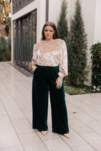 Load image into Gallery viewer, Velvet Elvis Wide Leg Velvet Pants
