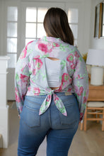 Load image into Gallery viewer, Thinking On It Open Back Floral Top
