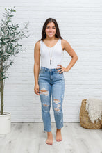 Load image into Gallery viewer, Florence High Waist Destroyed Boyfriend Jeans
