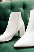 Load image into Gallery viewer, Amari Ankle Boots in White
