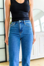 Load image into Gallery viewer, Caitlin High Rise Split Hem Straight Jeans
