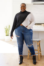 Load image into Gallery viewer, Can&#39;t Touch This Sparkle Color Blocked Sweater
