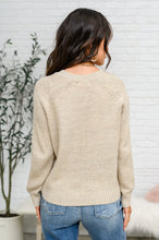 Load image into Gallery viewer, Chai Latte V-Neck Sweater in Oatmeal
