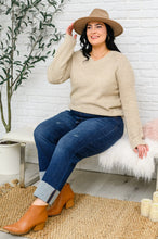 Load image into Gallery viewer, Chai Latte V-Neck Sweater in Oatmeal
