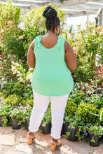 Load image into Gallery viewer, Cherry Girl Tank in Green
