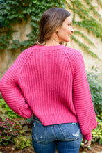 Load image into Gallery viewer, Claim The Stage Knit Sweater In Hot Pink
