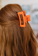 Load image into Gallery viewer, Claw Clip Set of 4 in Orange
