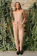 Load image into Gallery viewer, Cruiser Jumpsuit in Tan
