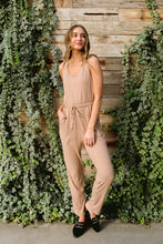 Load image into Gallery viewer, Cruiser Jumpsuit in Tan
