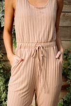 Load image into Gallery viewer, Cruiser Jumpsuit in Tan
