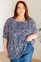 Load image into Gallery viewer, Essential Blouse in Navy Paisley
