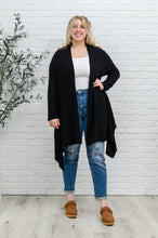 Load image into Gallery viewer, Ever Soft Cascade Cardigan With Pockets In Black
