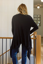 Load image into Gallery viewer, Ever Soft Cascade Cardigan With Pockets In Black
