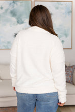 Load image into Gallery viewer, Expecting Snow Mock Neck Boucle Sweater
