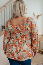 Load image into Gallery viewer, Fall For Florals Babydoll Top
