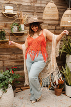 Load image into Gallery viewer, Festival Fringe Tank in Orange
