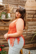 Load image into Gallery viewer, Festival Fringe Tank in Orange
