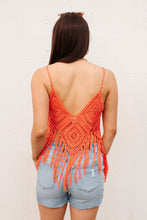 Load image into Gallery viewer, Festival Fringe Tank in Orange
