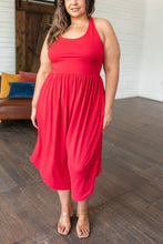 Load image into Gallery viewer, Good Idea Jumpsuit in Red
