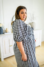 Load image into Gallery viewer, Greenville Gingham Midi Dress
