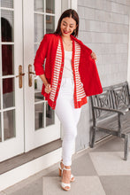 Load image into Gallery viewer, Have You Heard Cardigan in Red
