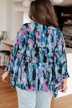 Load image into Gallery viewer, Have it All Angel Sleeve Top in Abstract Magenta
