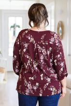 Load image into Gallery viewer, Hometown Classic Top in Wine Floral
