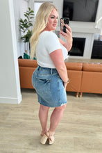 Load image into Gallery viewer, Carol High Rise Rigid Magic Denim Skirt
