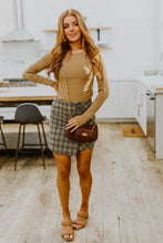 Load image into Gallery viewer, Late To Class Plaid Mini Skort
