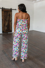 Load image into Gallery viewer, Life of the Party Floral Jumpsuit in Green
