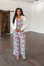 Load image into Gallery viewer, Life of the Party Floral Jumpsuit in Green
